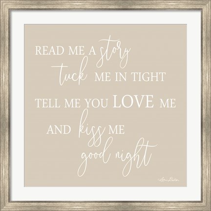 Framed Read Me a Story Print