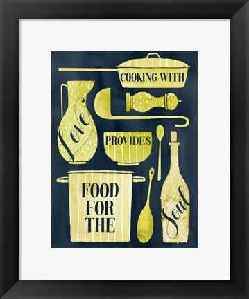 Framed Food for the Soul II Print