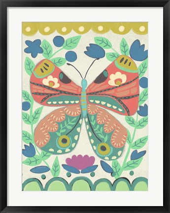 Framed Flutterfly I Print