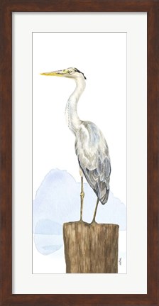 Framed Birds of the Coast Panel II Print