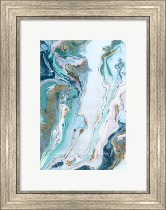 Framed Marble Petroleum II Print
