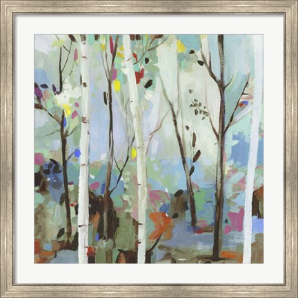 Framed Birchwood Forest Print