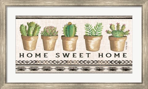 Framed Native Home Sweet Home Print